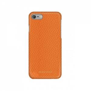 Купить кожаный чехол накладку для iPhone 7 / 8 Moodz Floater leather Hard Agrumi (orange), MZ901018