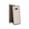 Чехол накладка Uniq для Samsung Galaxy S8 Glacier Glitz, Gold (GS8HYB-GLCZGLD)
