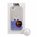 Гелевый чехол для iPhone 7 / 8 Karl Lagerfeld K-Peek A Boo Hard Transparent TPU Blue, KLHCP7TRGPABBL