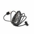 Длинный USB кабель 2 метра (черный) для iPhone, iPod и iPad