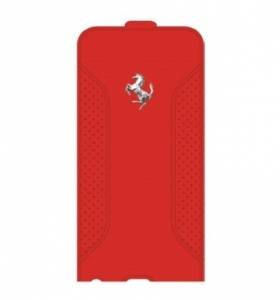 Купить Кожаный чехол Ferrari для iPhone 6 F12 Flip Red с флипом блокнот (красный) FEF12FLP6RE онлайн online интернет-магазин