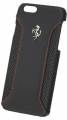 Кожаный чехол-накладка для iPhone 6 / 6S Ferrari F12 Hard, Black (FEF12HCP6BL)