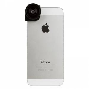 Купить объектив FishEye + Увеличение 3 в 1 для iPhone 5/5S в магазине