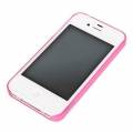 Накладка пластиковая XINBO для iPhone 4/4s розовая (в комплекте пленка)