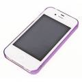 Накладка пластиковая XINBO для iPhone 4/4s фиолетовая (в комплекте пленка)