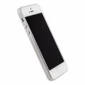 Чехол накладка XINBO Soft Touch для iPhone 5/5S/SE белый супертонкий 0,3мм (в комплекте пленка)