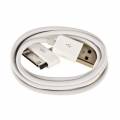 USB кабель 30 pin для iPad 2/3/4, iPhone 4/4S/3GS/iPod белый 1 метр