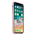 Чехол в стиле Apple Silicone Case для iPhone X под оригинал (Pink) 