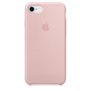 Купить Чехол в стиле Apple Silicone Case для iPhone 8 / 7 под оригинал (Pink) по низкой цене с доставкой