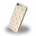 Гелевый чехол накладка Guess для iPhone 7 Plus / 7+ / 8 Plus / 8+ 4G Transparent Hard TPU Gold, GUHCP7LTR4GG