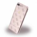 Гелевый чехол накладка Guess для iPhone 7 Plus / 7+ / 8 Plus / 8+ 4G Transparent Hard TPU Rose gold, GUHCP7LTR4GRG