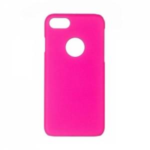 Купить прорезиненный чехол накладку iCover для iPhone 7 / 8 Rubber Pink/Hole, IP7-RF-PK