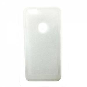 Купить силиконовый TPU чехол для iPhone 6 с блестками прозрачно-белый