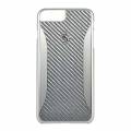 Карбоновый чехол накладка Ferrari для iPhone 7 Plus / 7+ / 8 Plus / 8+ GT Experience Hard Carbon-Aluminium Silver, FERCHCP7LSI