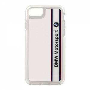 Купить противоударный чехол накладка BMW для iPhone 7 / 8 Motorsport Shockproof Hard PC White, BMHCP7SPVWH