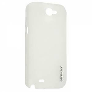 Купить чехол накладку Momax Ultra Thin для Samsung Galaxy Note 2 с эффектом soft touch (белая) CHUTSANOTEIITW1