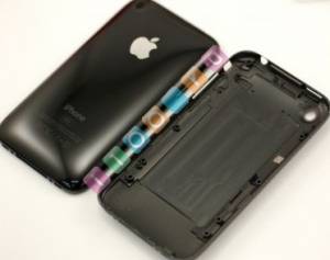 Задняя панель для iPhone 3G 8GB (черная) сменный корпус