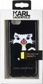 Гелевый чехол накладка для iPhone 6/6S Karl Lagerfeld Monster Choupette Hard Black (KLHCP6MC2BK)