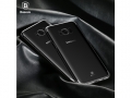 Прозрачный чехол накладка Baseus Glitter для Samsung Galaxy S8, Black
