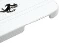 Кожаный чехол накладка для iPhone 5C Ferrari FF-Collection Hard White (FEFFHCPMWH)