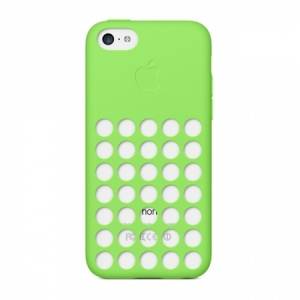 Купить оригинальный чехол накладка Apple Case для iPhone 5C MF037ZM/A (зеленый) в интернет магазине
