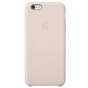 Купить чехол в стиле Apple Case для iPhone 6/6S с логотипом бежевый