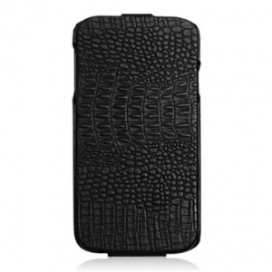 Купить чехол блокнот Borofone Crocodile Series для Samsung Galaxy S4 с флипом (черный) в интернет магазине