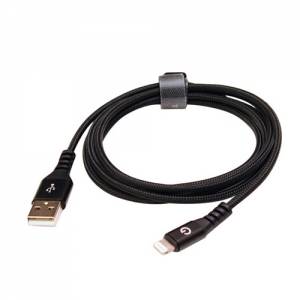 Купить USB кабель EnergEA Alutough для iPhone/iPad 8 pin Lightning MFI, Black 1.5 метра (CBL-AT-BLK150)