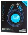 USB кабель EnergEA Nylotough для iPhone/iPad 8 pin Lightning MFI, Blue 1.5 метра (CBL-NT-BLU150)