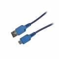 USB кабель EnergEA Nylotough Type-C, Blue 1.5 метра (CBL-NT20CA-BLU150)