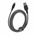USB кабель EnergEA Nylotough Micro-Usb, Black 1.5 метра (CBL-NTAM-150)