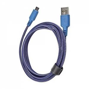 Купить USB кабель EnergEA Nylotough Micro-Usb, Blue 1.5 метра (CBL-NTAM-BLU150)