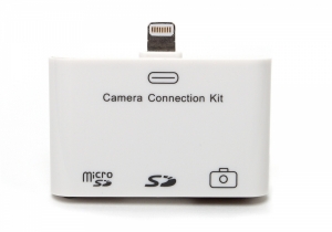 5+1 в 1 iPad camera connection kit для iPad 4, iPad mini / mini 2 / Air / Air 2 (фото, видео) с поддержкой карт TF / SD / MS / MMC / M2