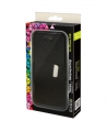Чехол-аккумулятор с флипом EXEQ для iPhone 4/4S, 3300 мАч, черный (iF02)
