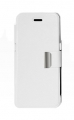 Чехол-аккумулятор с флипом EXEQ для iPhone 4/4S, 3300 мАч, белый (iF02)