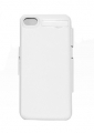 Чехол-аккумулятор с флипом EXEQ для iPhone 4/4S, 3300 мАч, белый (iF02)