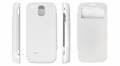 Чехол-аккумулятор с флипом EXEQ для Samsung Galaxy S4, 2600 мАч, белый (SF07)