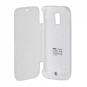 Купить чехол-аккумулятор с флипом EXEQ для Samsung Galaxy S5 Mini, 3300 мАч, белый (SF10)