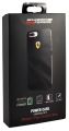 Чехол аккумулятор Ferrari для iPhone 7 Plus / 6 Plus / 6S Plus Powercase Hard 4000 mAh Rubber Black (FEFOPCP7LBK)