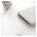 3D чехол с ушками для iPhone 7 / 8 "Котенок с усами" (Glitter White)