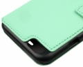 Кожаный чехол книжка Guess для iPhone 6 / 6S TESSI Booktype Light green (GUFLBKP6STG)