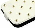 Кожаный чехол с флипом Guess для iPhone 6 /6S TESSI Flip White (GUFLP6STW)