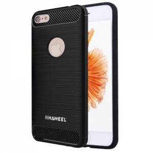 Купить гелевый чехол HAWEEL для iPhone 6 Plus / 6S Plus / 6+ с карбоновыми вставками и усиленным корпусом (Black)