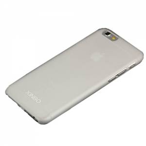 Купить тонкий чехол накладку XINBO для iPhone 6 / 6S (прозрачный матовый) 0,8 мм