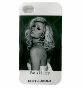 Купить Чехол накладка Dolce&Gabbana для iPhone 4/4S Paris Hilton онлайн online интернет-магазин
