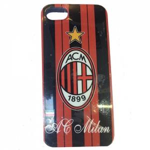 Купить гелевый чехол накладка FC AC Milan для iPhone SE / 5S / 5 Football Club символика Милан