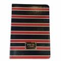 Чехол-книжка Michael Kors с подставкой для iPad Air / iPad 2017 черно-красные полосы