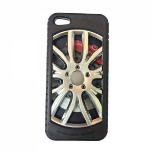 Купить противоударный защитный чехол для iPhone 5 / 5S "Колесо" серебрянный