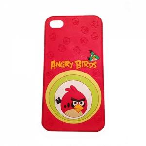 Купить чехол накладка Angry Birds для iPhone 4/4S (красный)