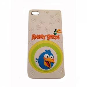 Купить чехол накладка Angry Birds для iPhone 4/4S (белый)